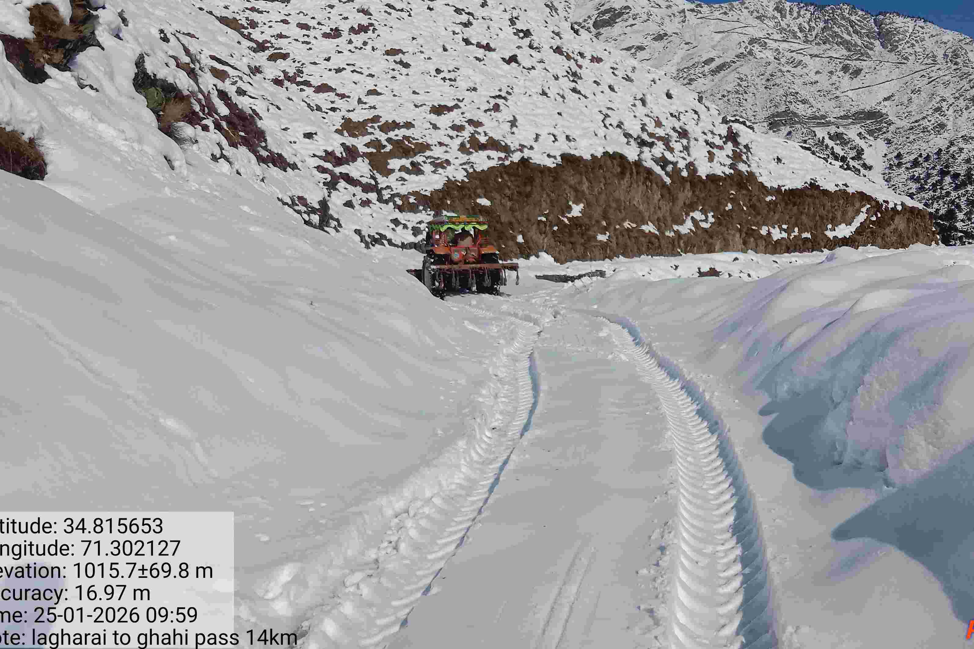 Lagharai to Ghakhi pass Road