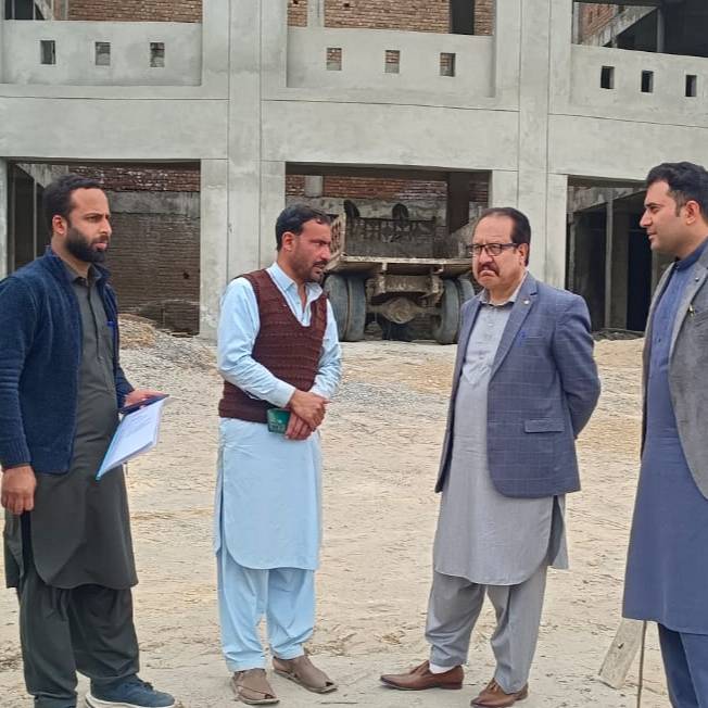 Superintending Engineer C&W Circle Swat Inspects Progress of Development Schemes in Buner