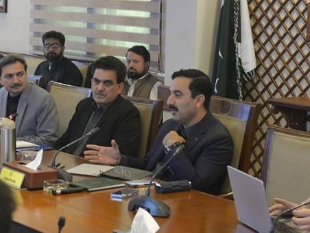 Chief Secretary Khyber Pakhtunkhwa Shehab Ali Shah chaired a meeting, during which officials briefed on the Department of Communications and Works.